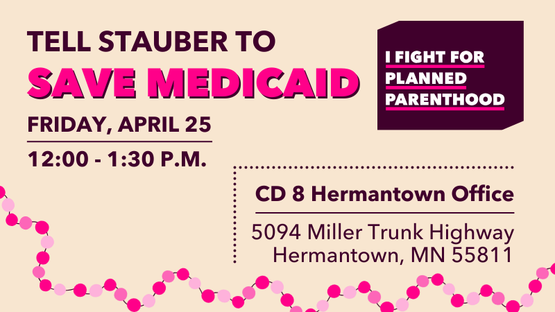 poster for Stauber event 2025.04.19